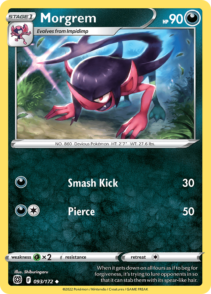 Morgrem 2021 Pokemon Shining Fates