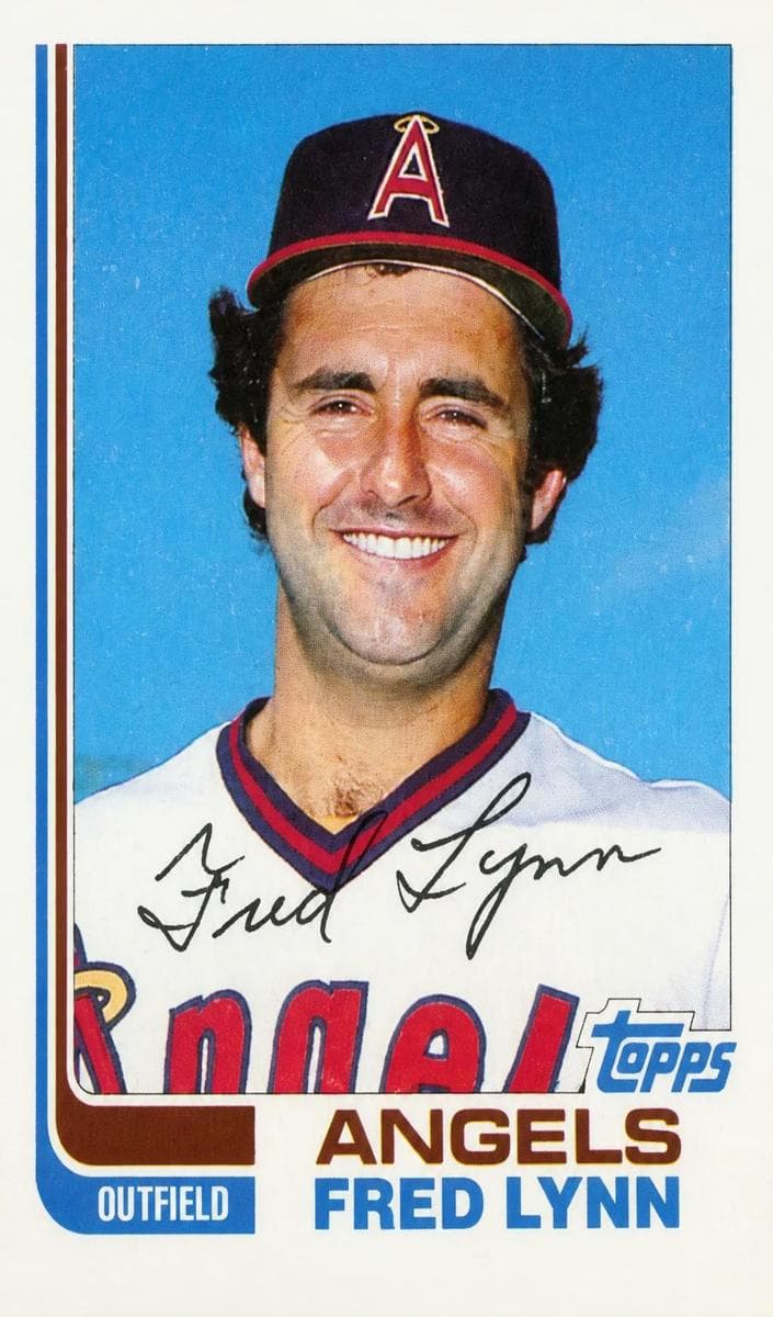 Fred Lynn 1982 topps Topps