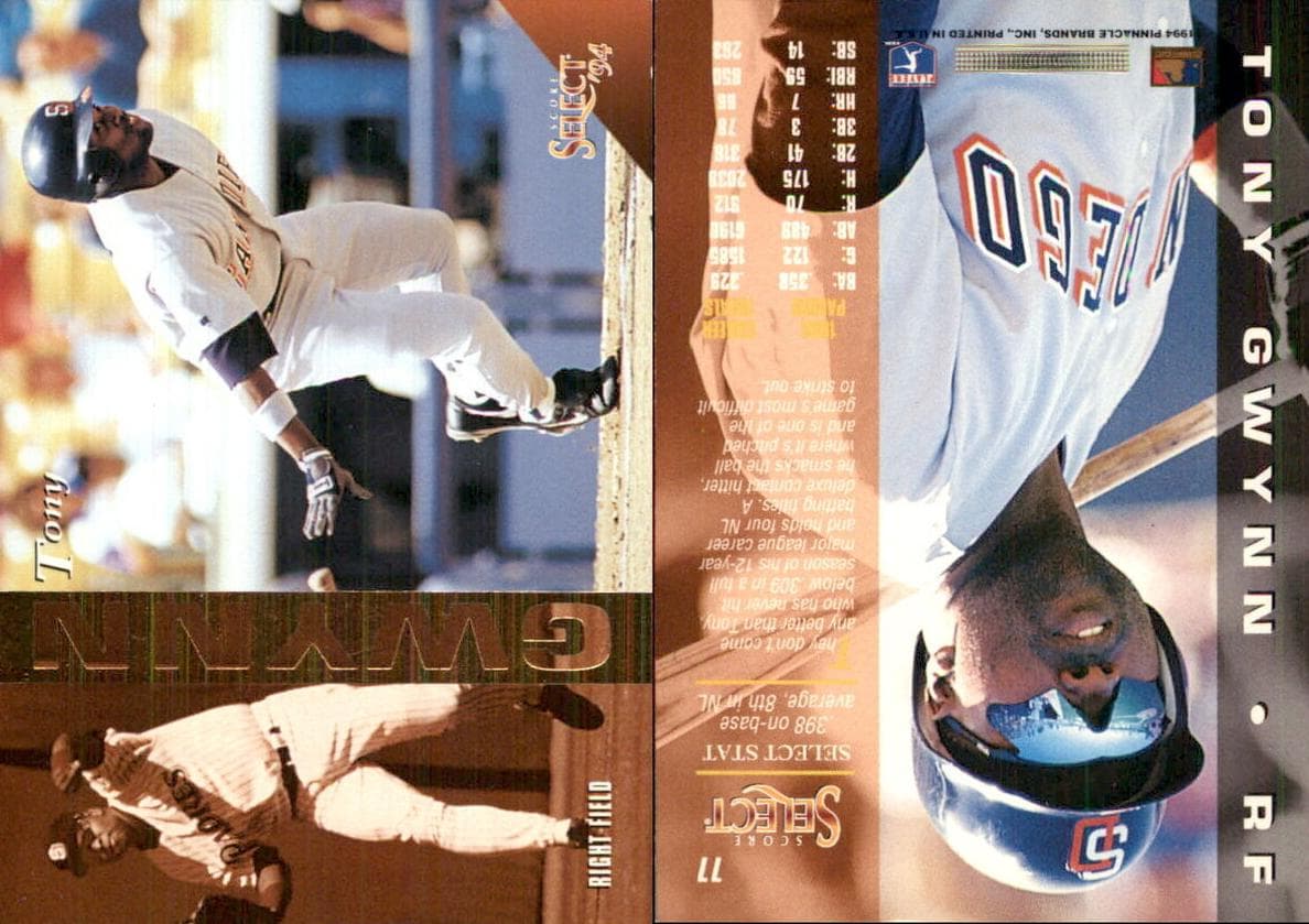 Tony Gwynn 1994 panini Select