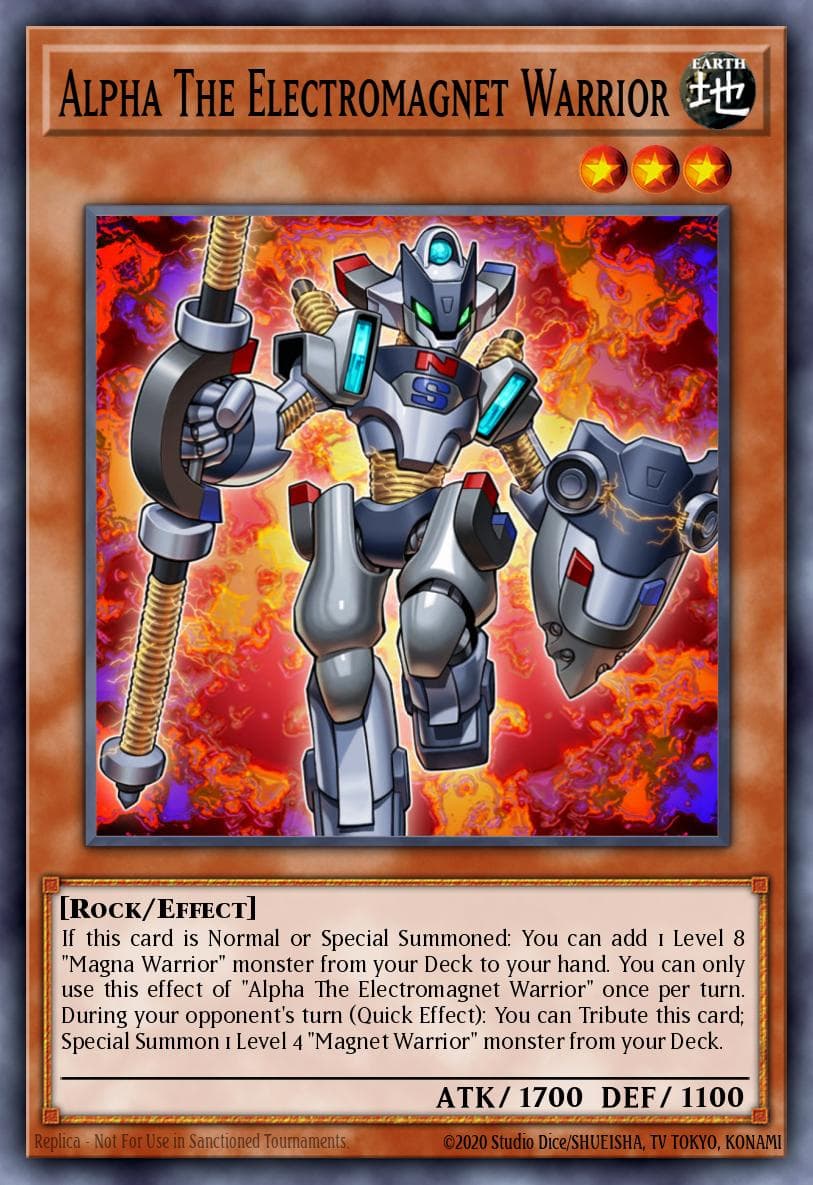 Alpha The Electromagnet Warrior #SDMY-EN001