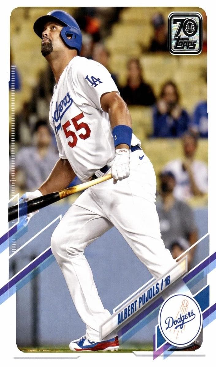 Albert Pujols 2021 topps Topps Update