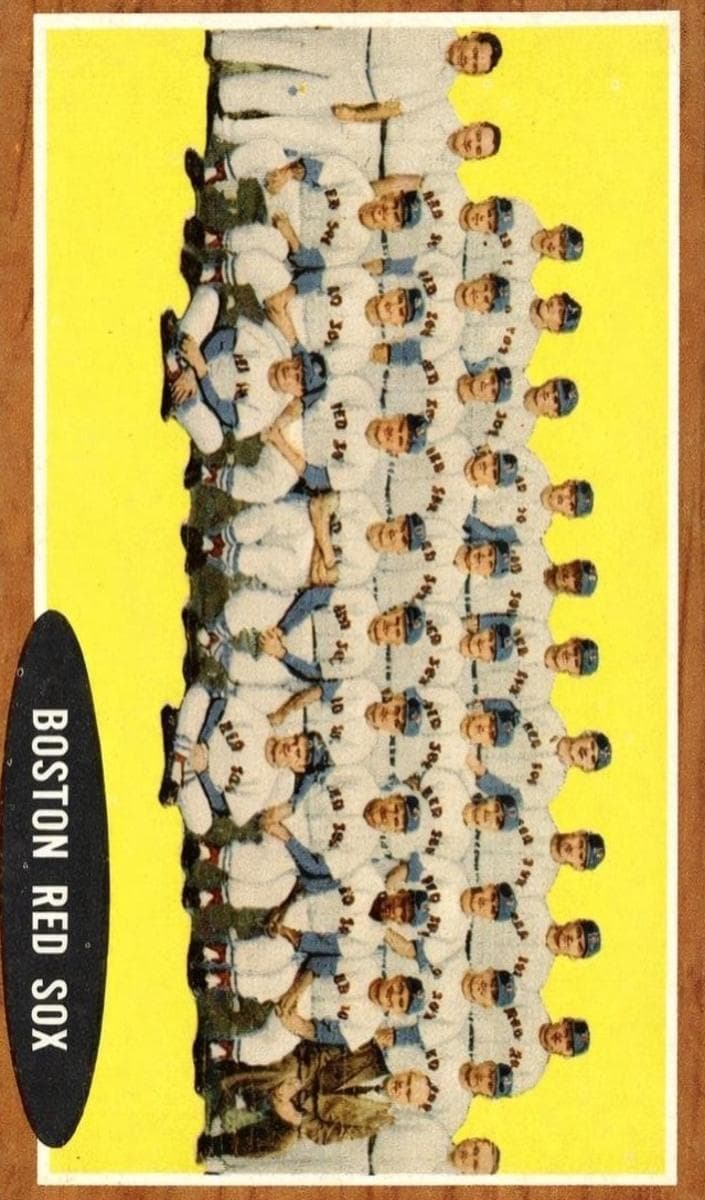 Boston Red Sox 1962 topps Topps