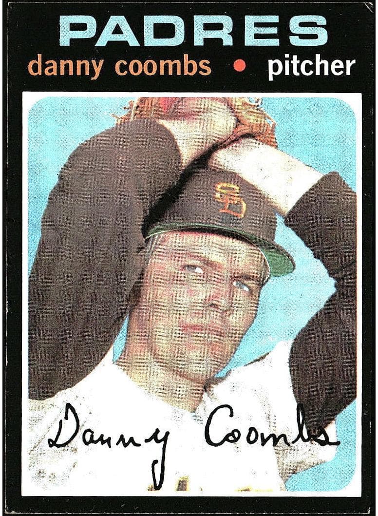 Danny Coombs 1971 topps Topps