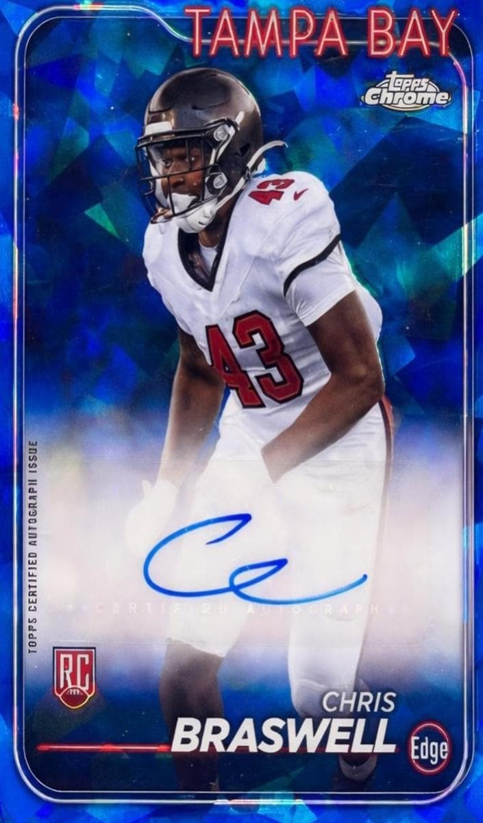 Chris Braswell 2024 topps Topps Chrome Sapphire Edition