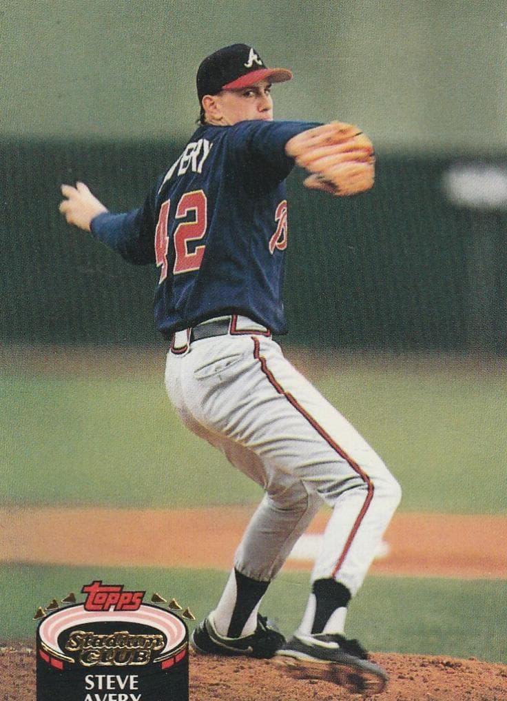 Steve Avery 1992 unknown Stadium Club