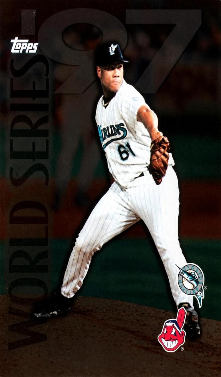 Livan Hernandez 1998 topps Topps Chrome