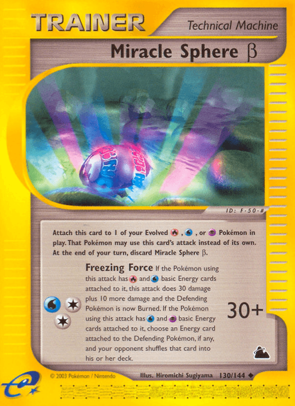 Miracle Sphere 2003 Pokemon