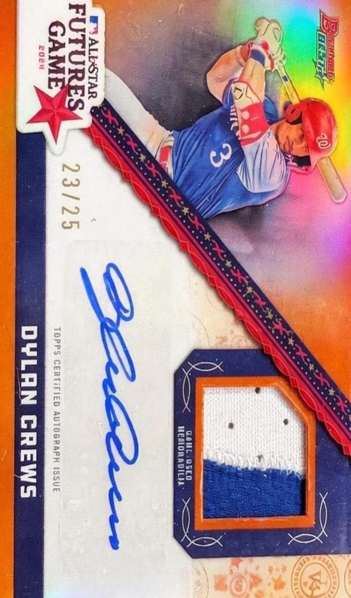 Dylan Crews 2024 bowman Bowman's Best