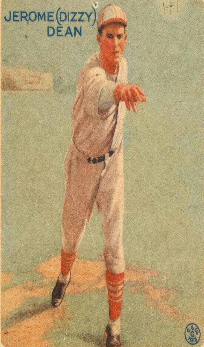 Jerome “Dizzy” Dean 1933 unknown Goudey