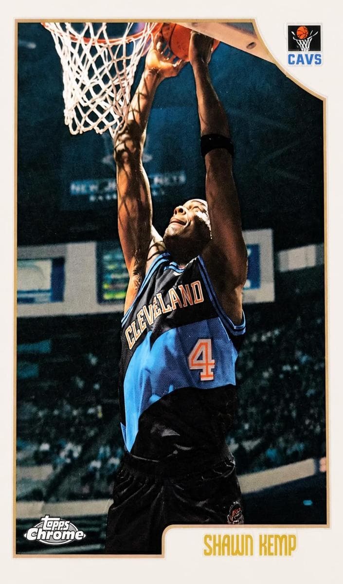 Shawn Kemp 1998 topps Topps Chrome