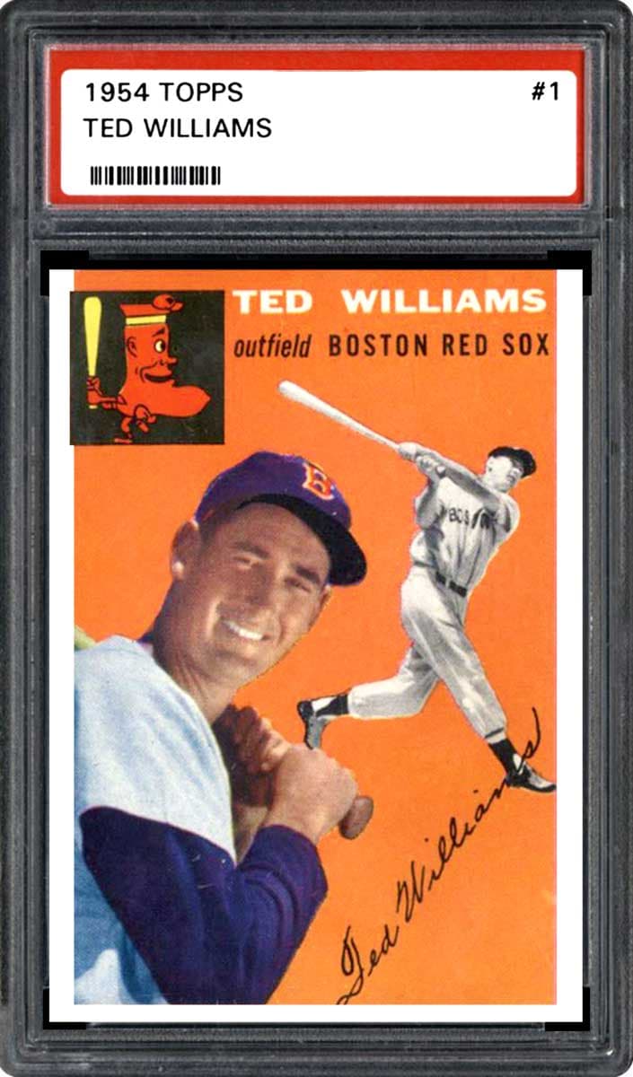 Ted Williams 1954 topps Topps Canadian