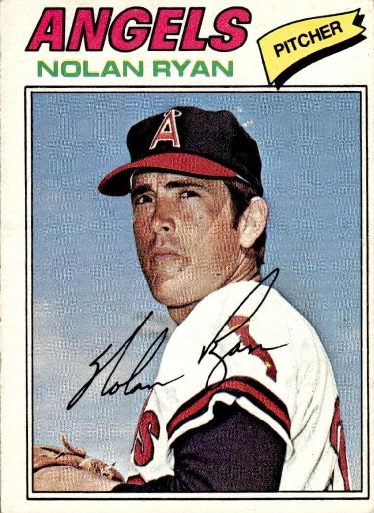 Nolan Ryan 1977 topps O-Pee-Chee