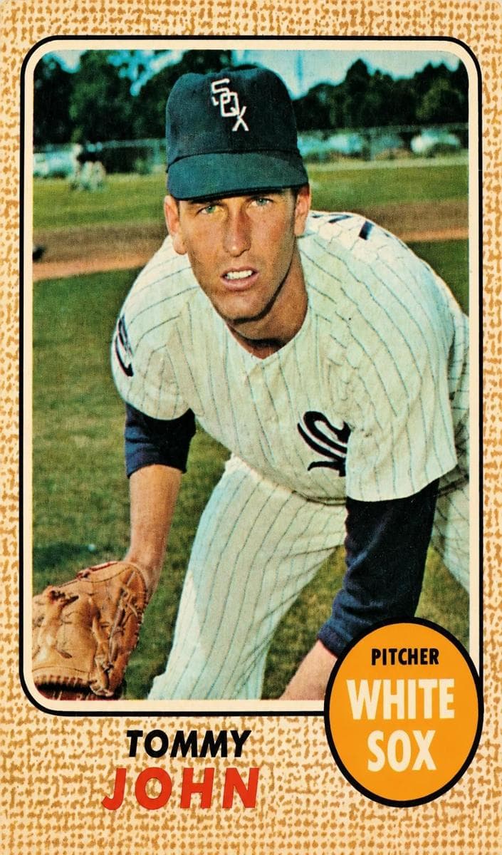 Tommy John 1968 topps Topps Venezuelan