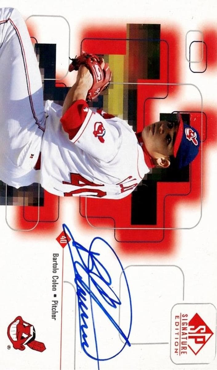 Bartolo Colon 1999 unknown SP Signature Edition