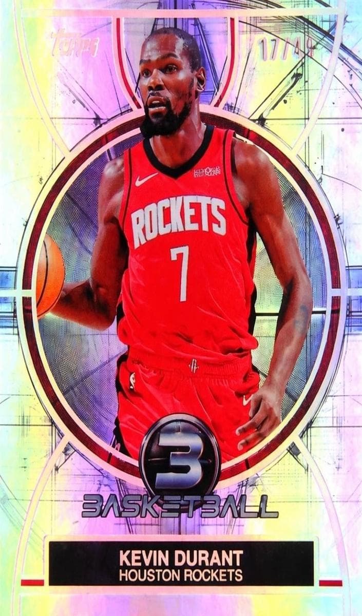 Kevin Durant 2025 topps Topps 3