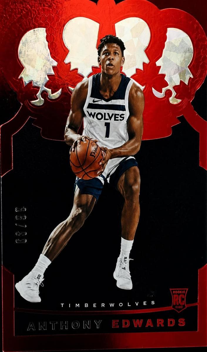 Anthony Edwards 2020 panini Panini Crown Royale