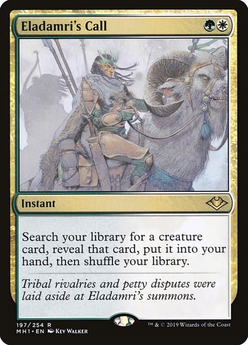 Eladamri's Call 2019 Magic: The Gathering Modern Horizons