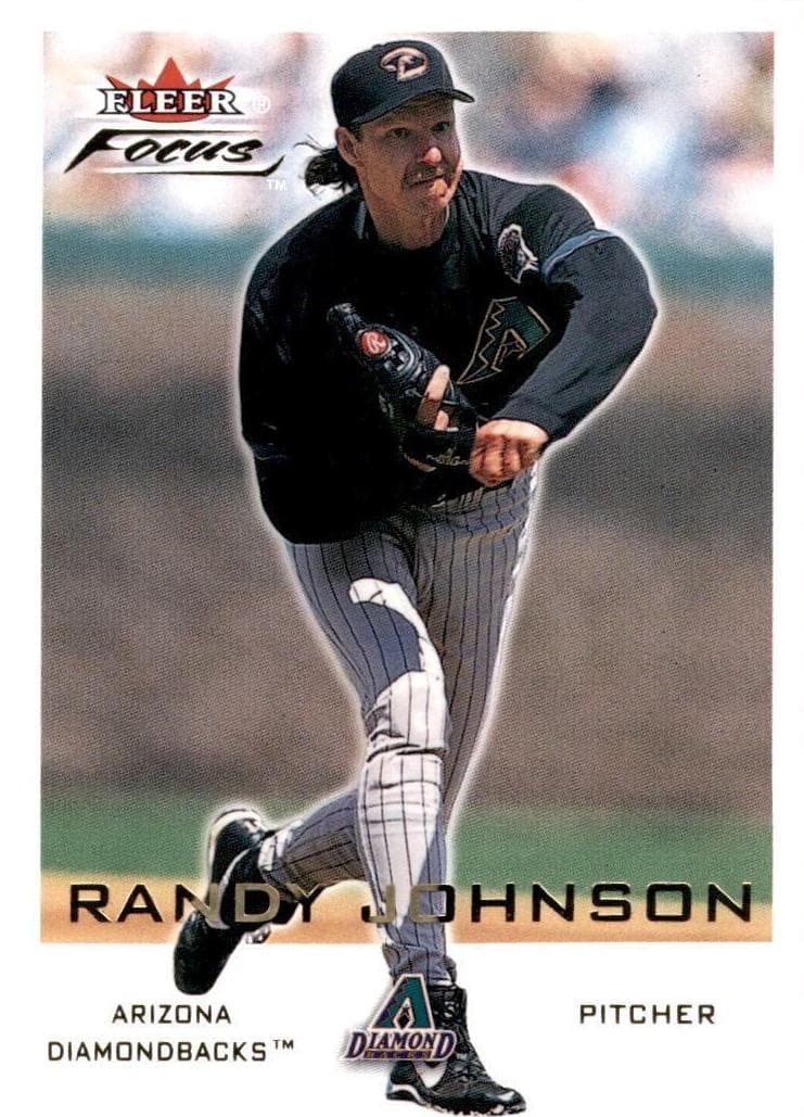 Randy Johnson 2001 fleer Fleer Focus