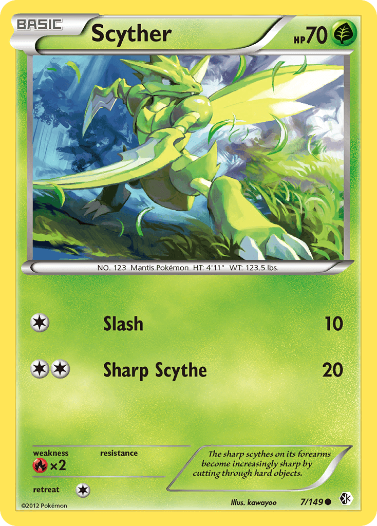 Scyther 2012 Pokemon