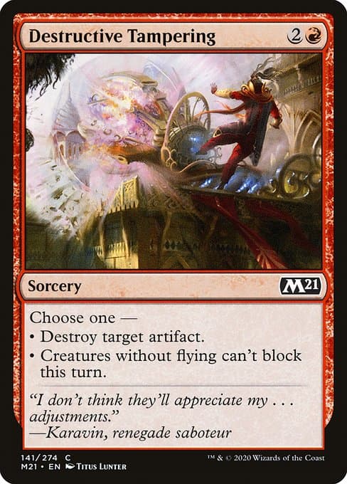Destructive Tampering 2019 Magic: The Gathering Game Night 2019
