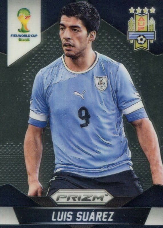 Luis Suarez trading card