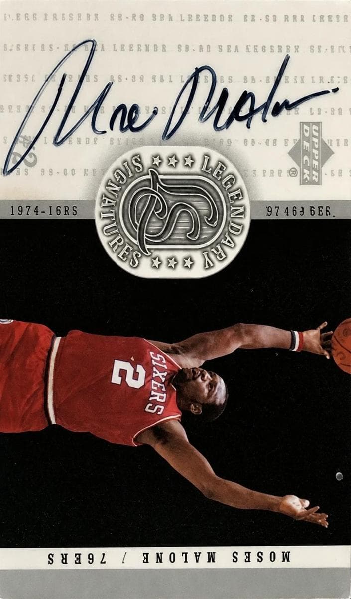 Moses Malone 1999 upper-deck Legends