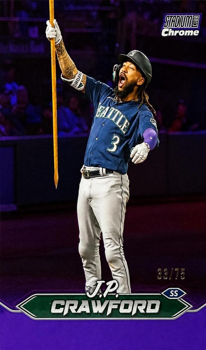 J.P. Crawford 2024 topps Stadium Club