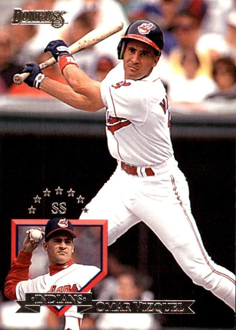 Omar Vizquel 1995 panini Donruss