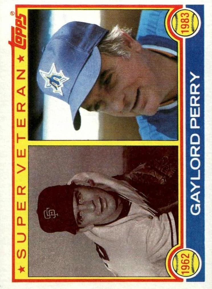 Gaylord Perry 1983 topps Topps