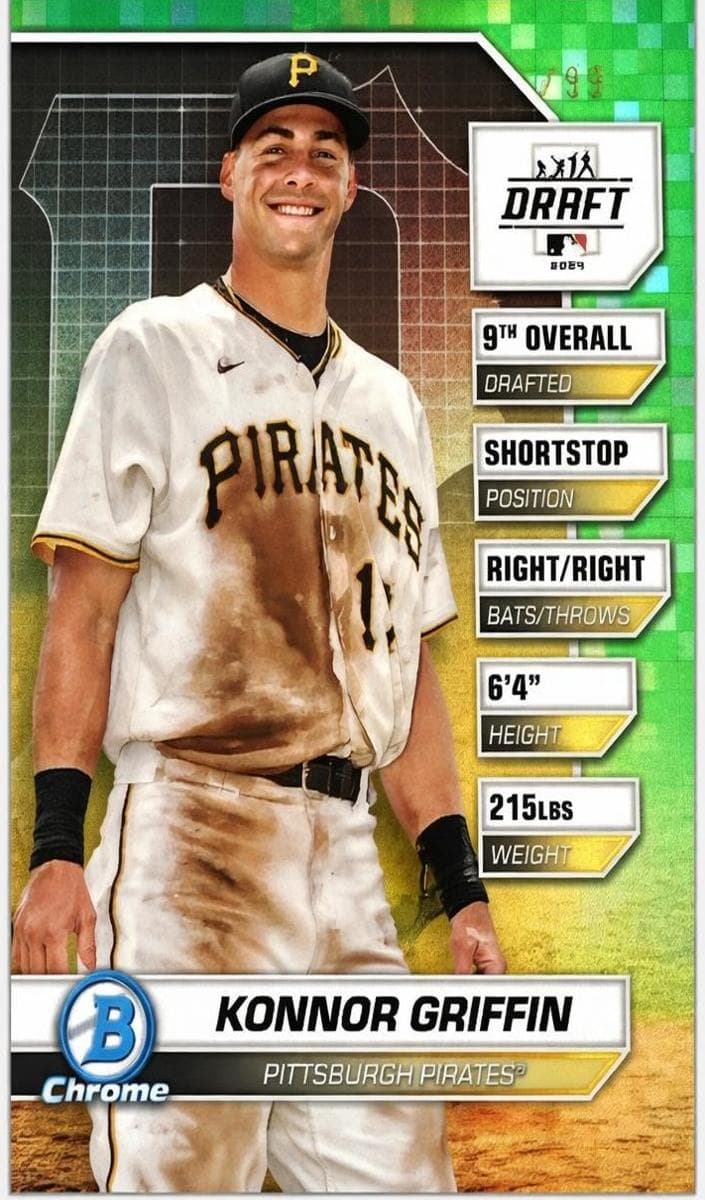 Konnor Griffin 2024 bowman Bowman Draft