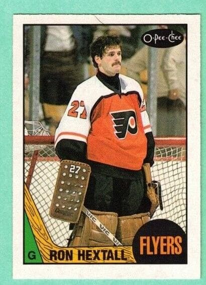 Ron Hextall trading card