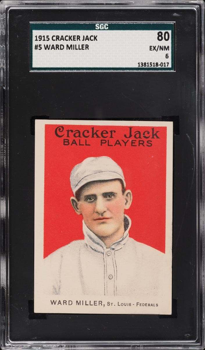 Ward Miller 1915 unknown Cracker Jack