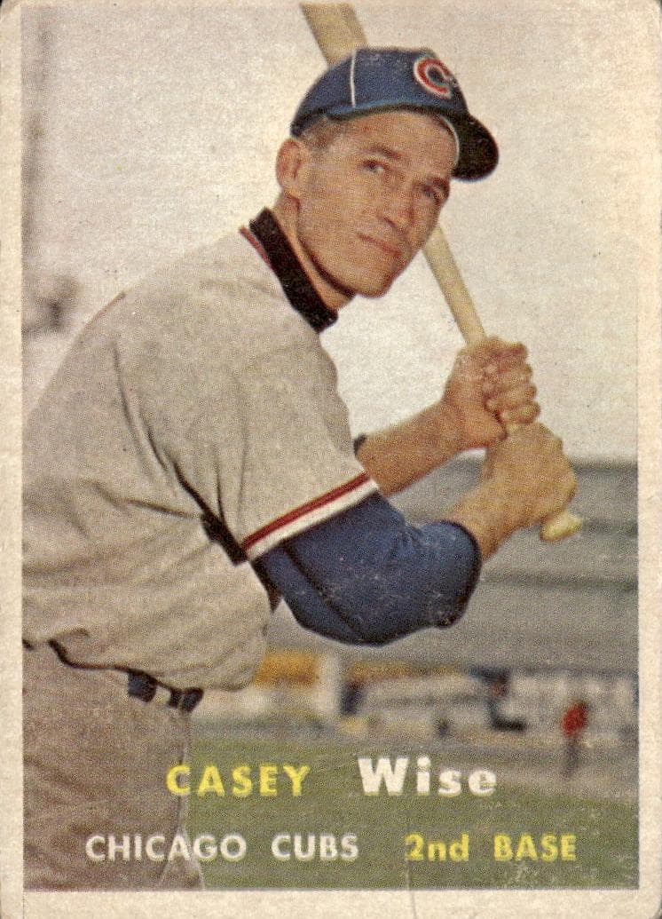 Casey Wise 1957 topps Topps