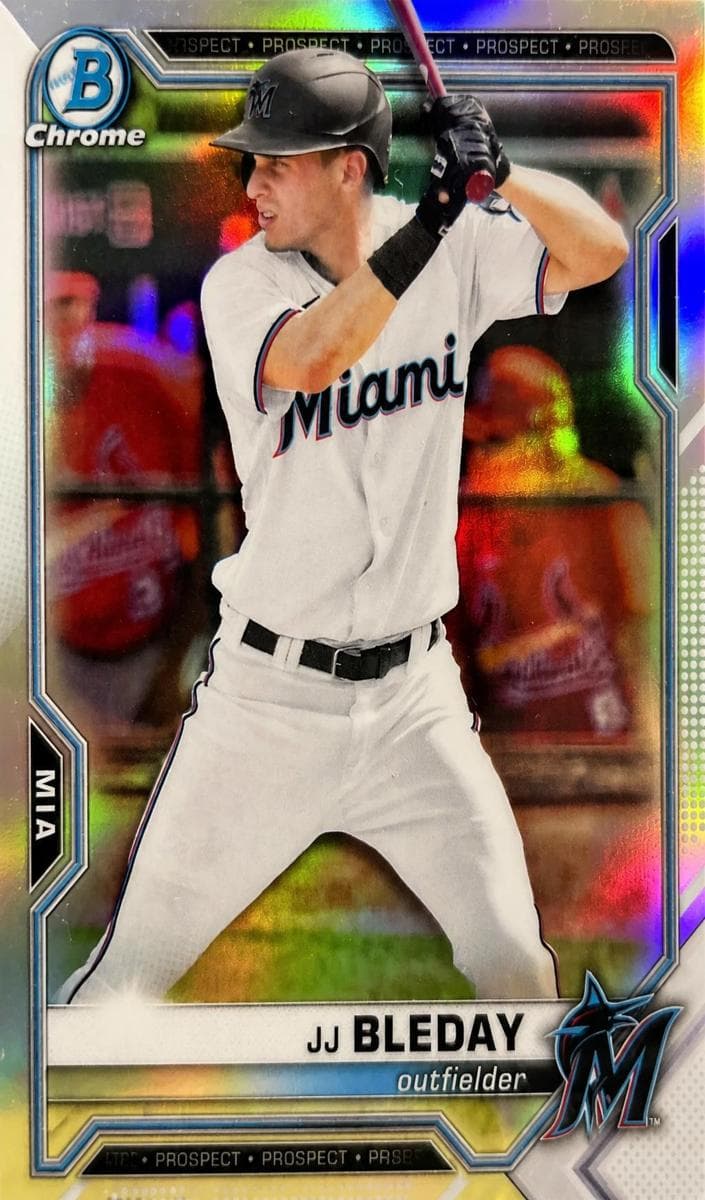 JJ Bleday 2021 bowman Bowman Draft Sapphire Edition