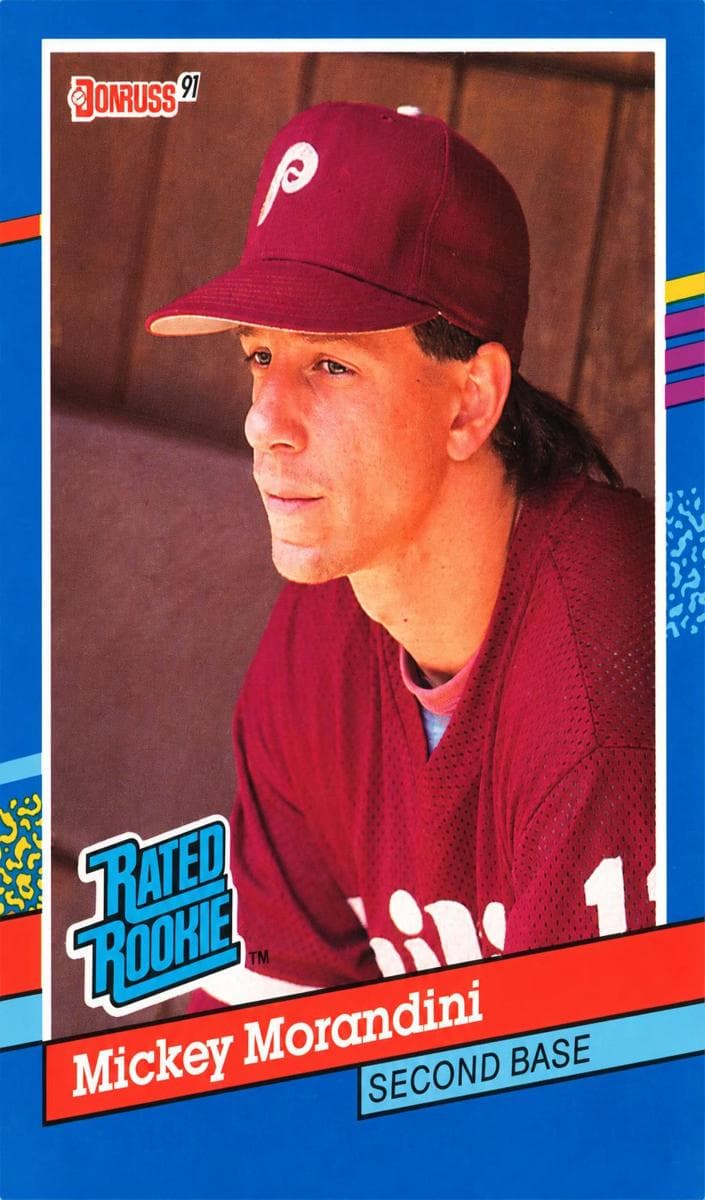 Mickey Morandini 1991 panini Donruss