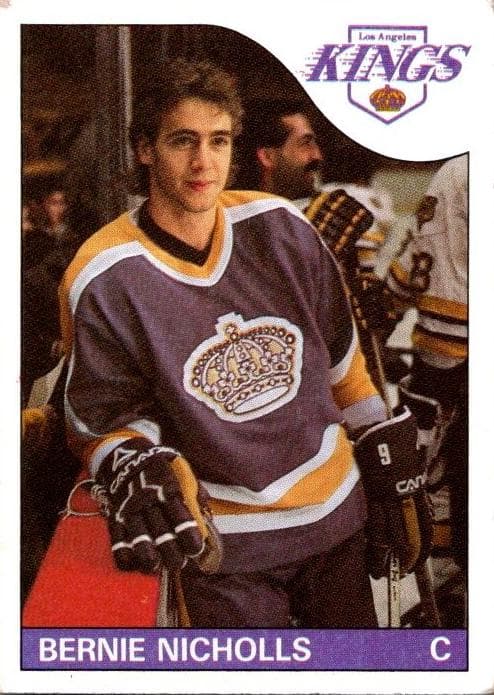 Bernie Nicholls 1985 topps Topps