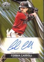 Corbin Carroll 2024 topps Topps Chrome Black