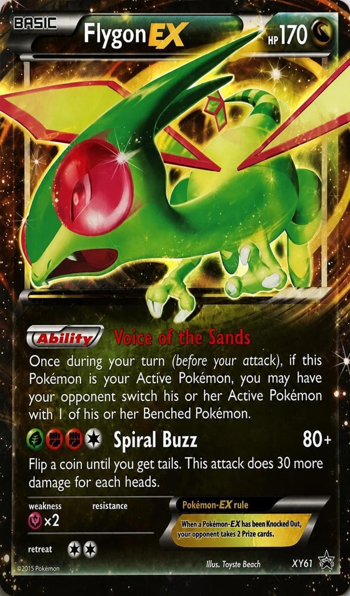 Flygon EX #xy61