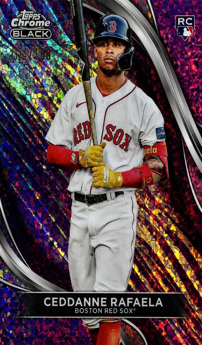 Ceddanne Rafaela 2024 topps Topps Chrome Black