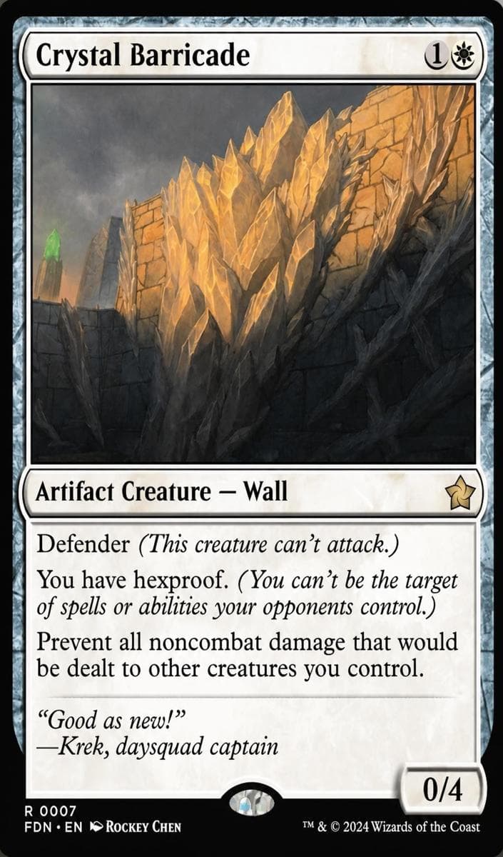 Crystal Barricade #7