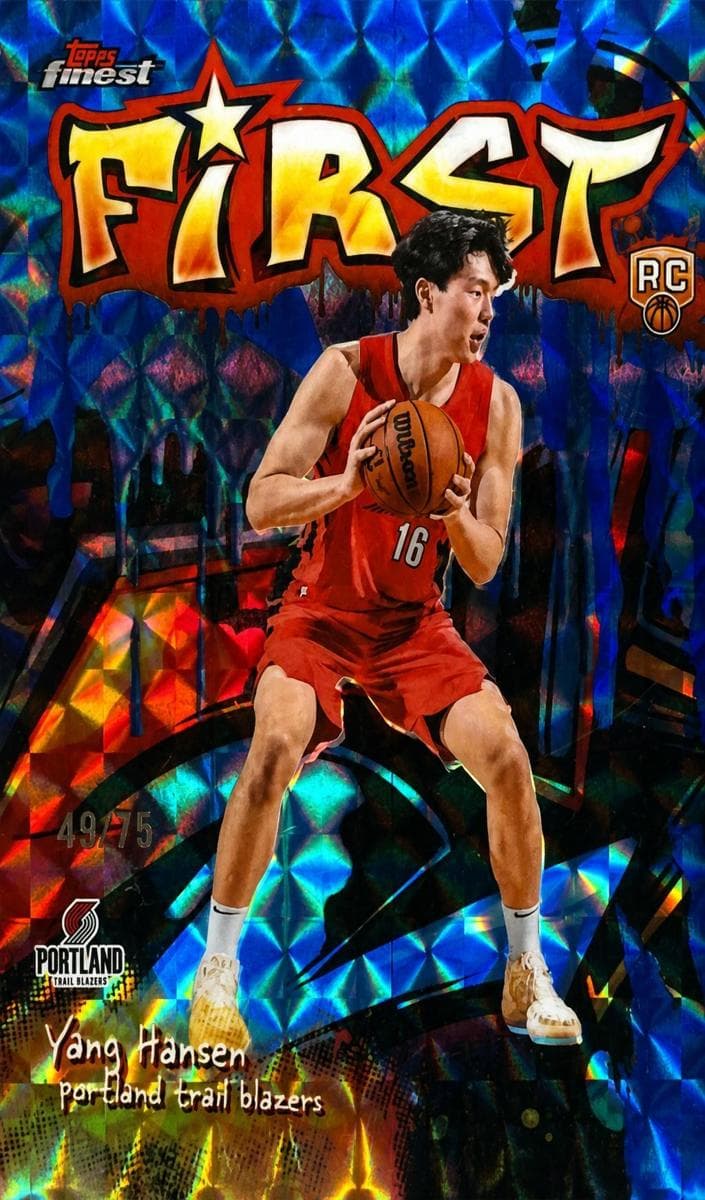 Yang Hansen 2025 topps Topps Finest