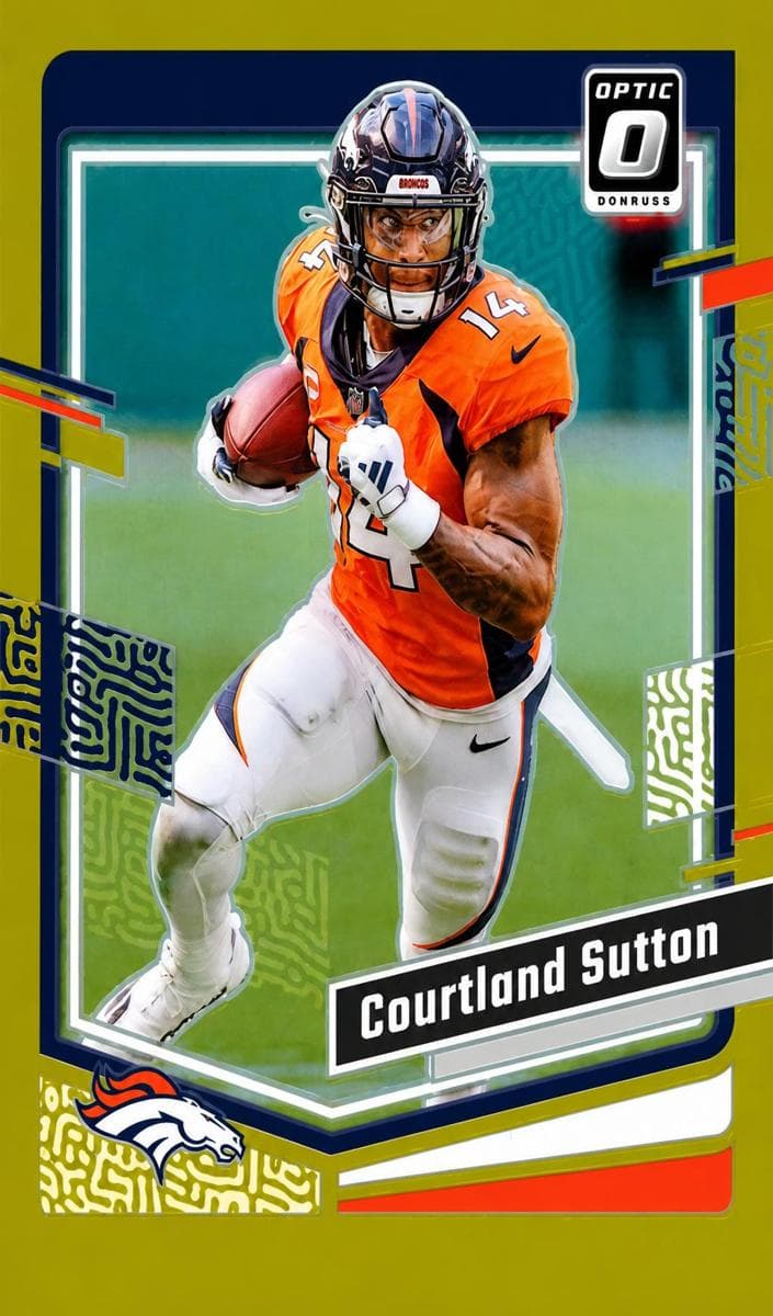 Courtland Sutton 2023 panini Donruss Optic