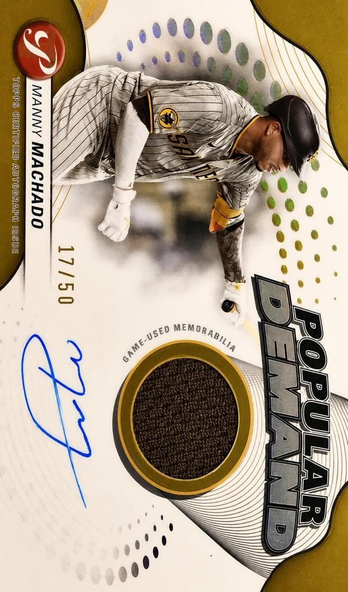 Manny Machado 2024 topps Topps Pristine