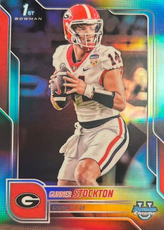 Gunner Stockton 2025 bowman Bowman University Chrome