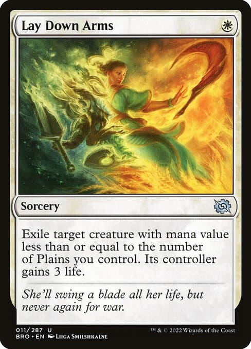 Lay Down Arms 2022 Magic: The Gathering Brother's War