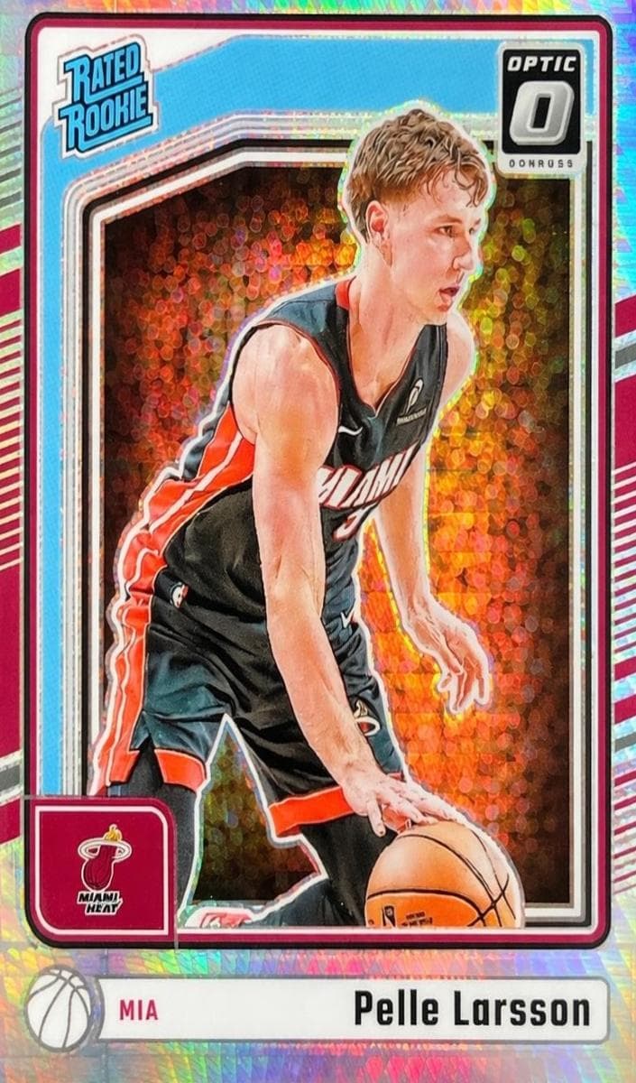 Pelle Larsson 2024 panini Donruss Optic