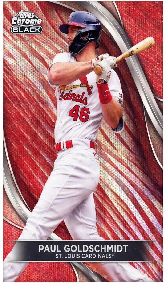 Paul Goldschmidt 2024 topps Topps Chrome Black