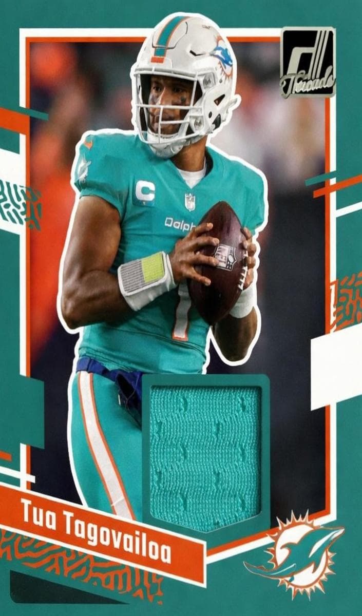 Tua Tagovailoa 2023 panini Panini Donruss