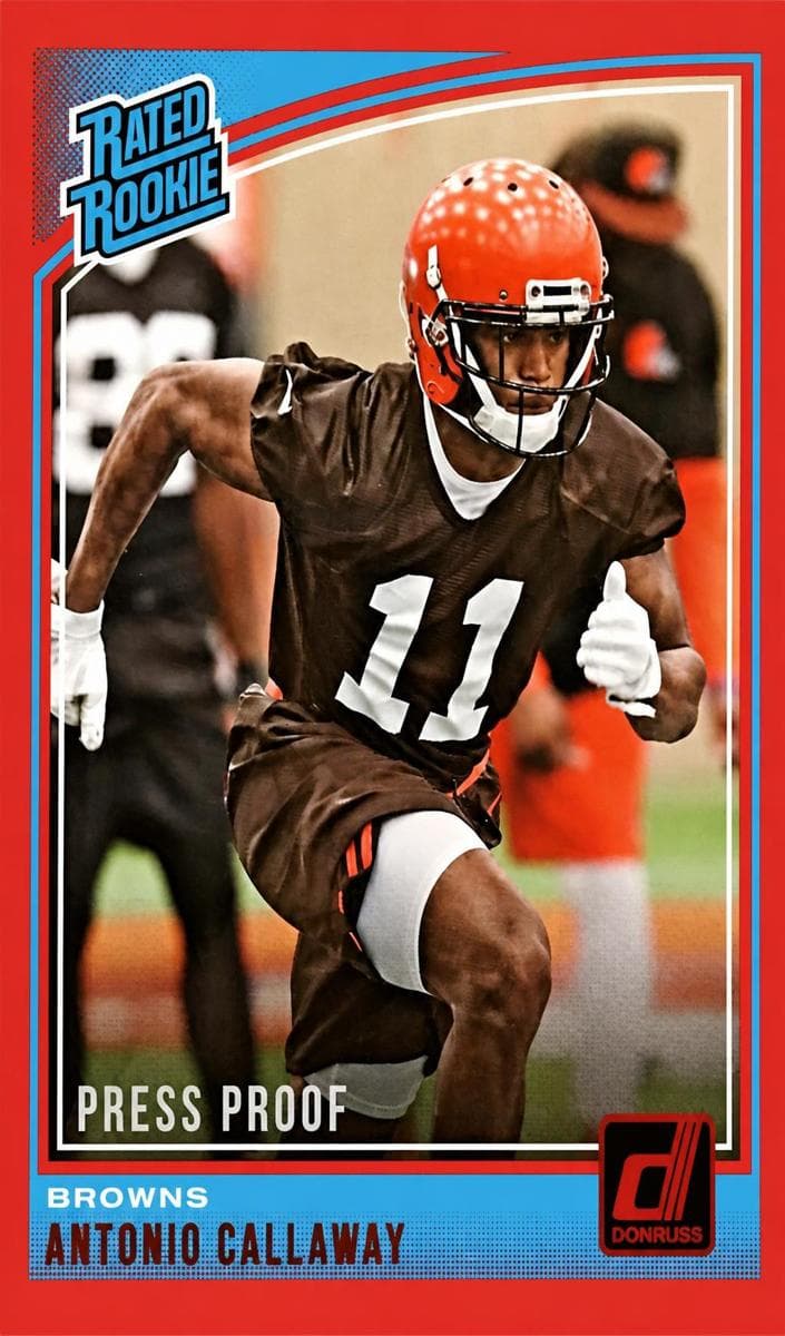 Antonio Callaway 2018 panini Donruss
