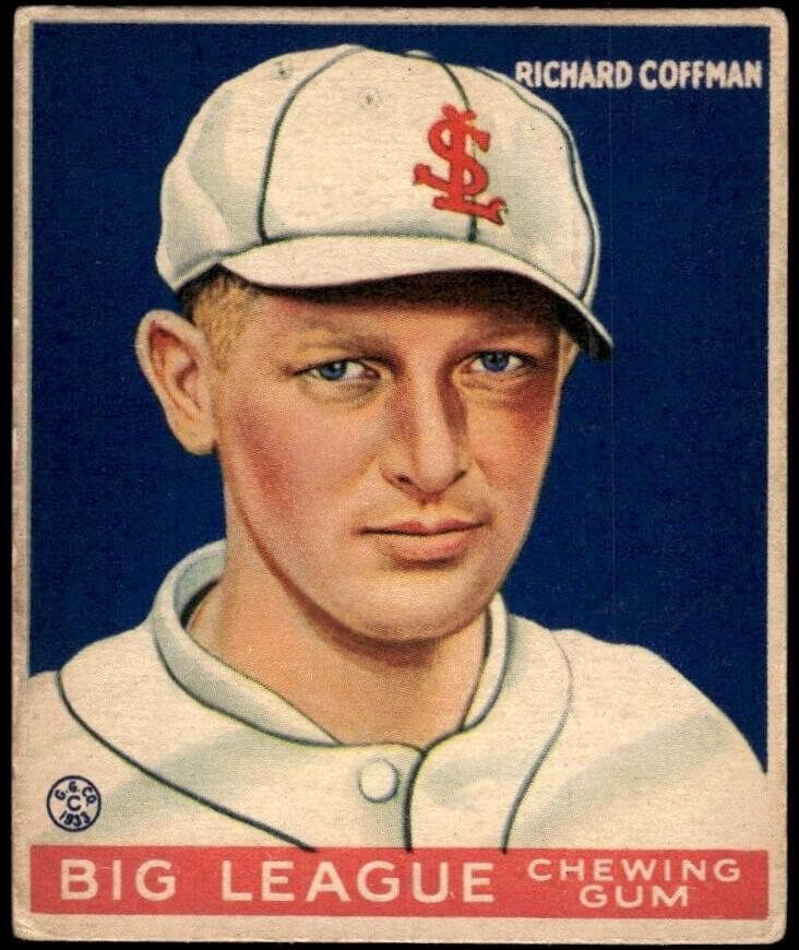 Richard Coffman 1933 unknown Goudey